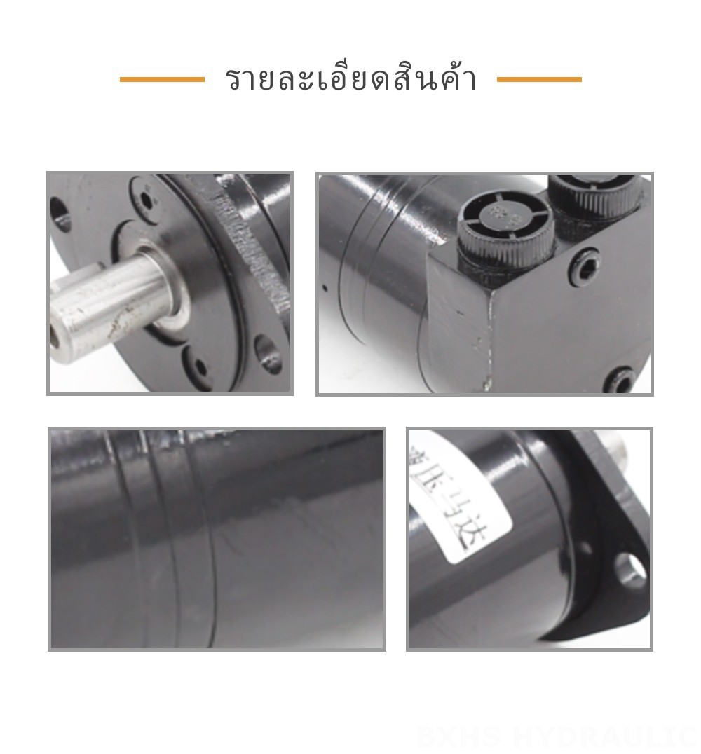 มอเตอร์ไฮดรอลิกแบบไซโคลอยด์ BMM 8 ซีซี/รอบ 14 ลิตร/นาที มอเตอร์ไฮดรอลิก